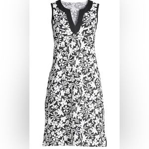 Lands' End Women's Cotton Jersey Sleeveless Swim Coverup Dress Size 1X NWOT